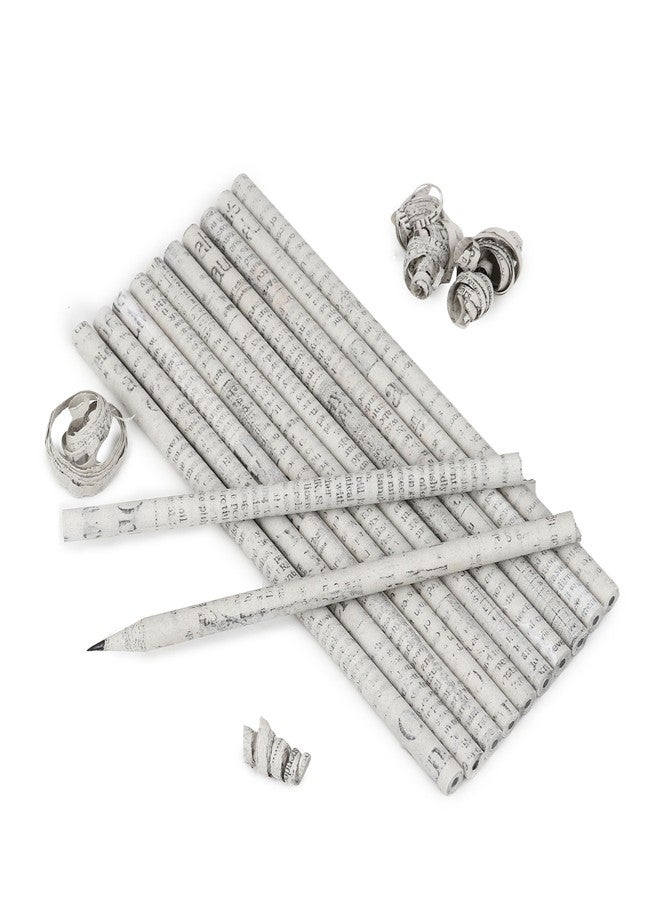 GoodWill Tech Seeds Pencil-Recycled News Paper-Eco-Friendly-Plantable Pencils Old Newspaper (Newspaper Pencil, 10) - Image 1